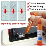 UV LOCA Liquid Optical Clear Adhesive Glass Glue 5ml for Phone Screen Repair LCD Display Bonding DIY Mobile Repair Tool Kit with 98% Light Transmittance 2500 Pa.s Viscosity